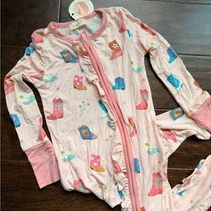 NWT Tullibee Bamboo Western Zip Pajamas